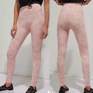 All Fenix X Anthropologie Tie Dye High Rise Leggings: Blush Pink